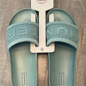 Hunter Women’s Bloom Algae Foam Slide NWT